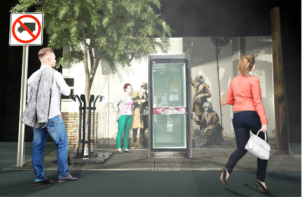 バンクシーって誰？展、会場風景