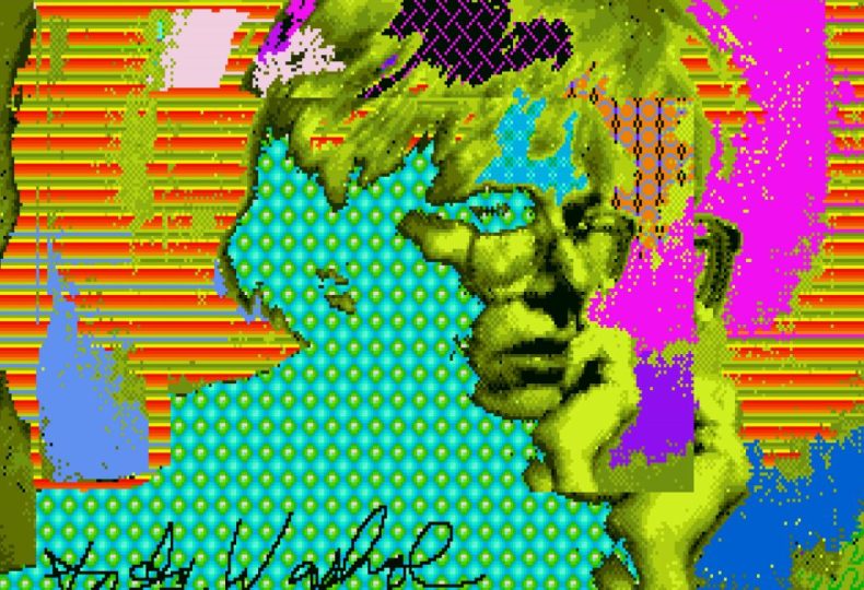 Andy Warhol, Untitled (Self-Portrait) (ca. 1985k, minted as an NFT in 2021).