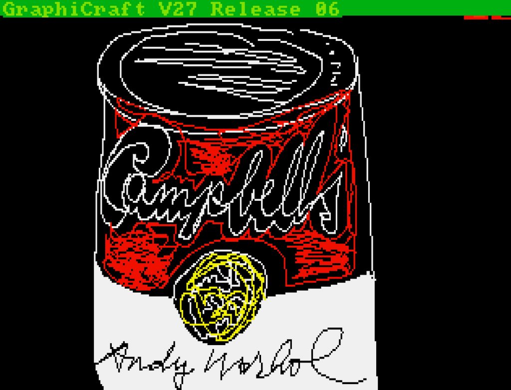 Andy Warhol, Untitled (Campbell’s Soup Can) (ca. 1985k, minted as an NFT in 2021). ©The Andy Warhol Foundation.　画像引用：https://news.artnet.com/