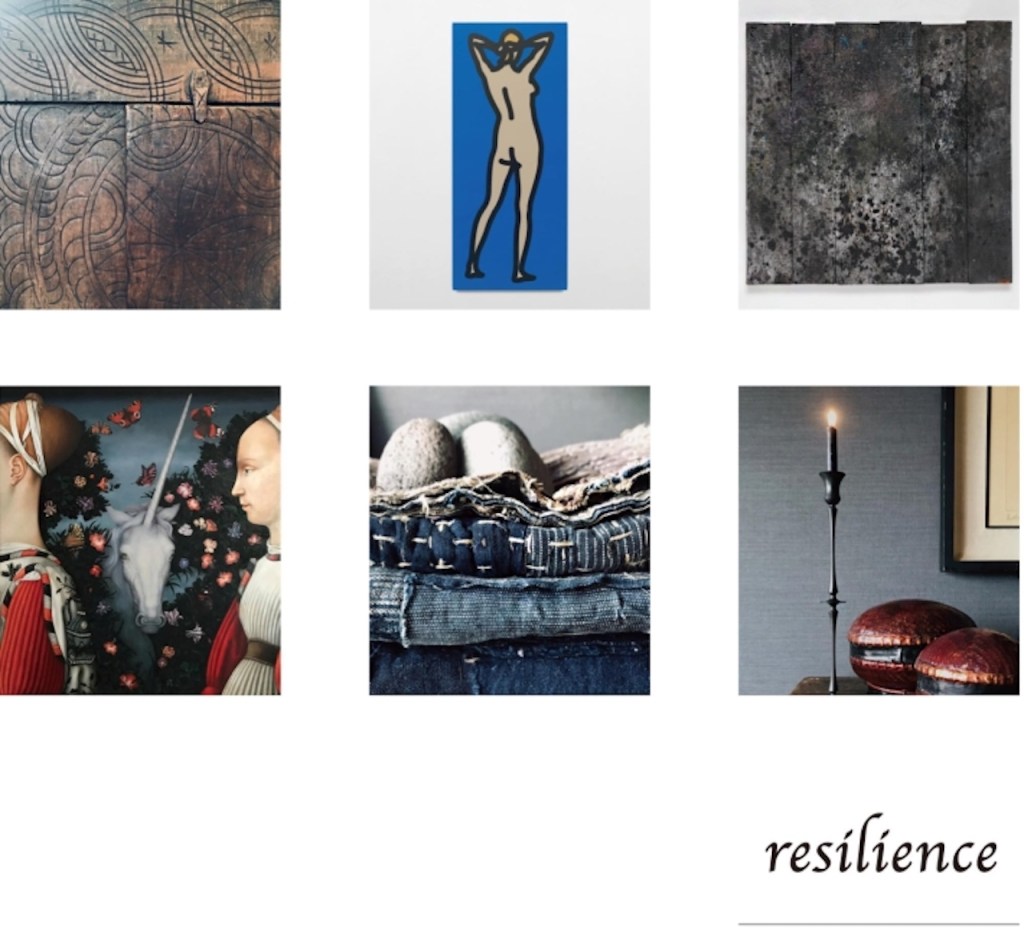 「resilience – Art, antique and objects curated by Kojiro Nagumo」展 MAHO KUBOTA GALLERY のキービジュアル　画像引用：https://www.mahokubota.com/ 