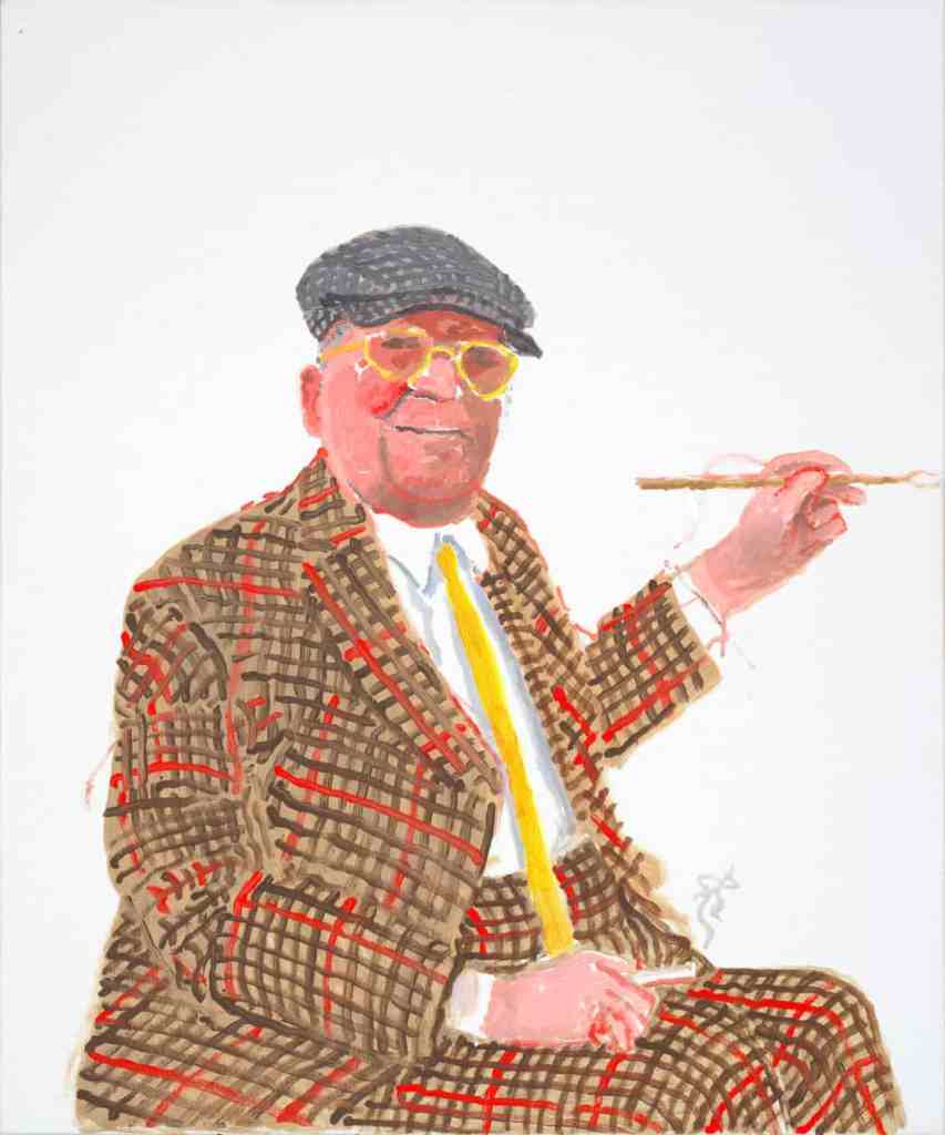 デイヴィッド・ホックニーの最新ポートレート