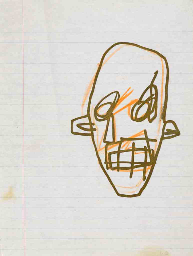 バスキアUntitled Notebook Page1980-81