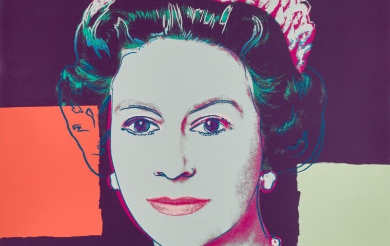 warhol エリザベス女王
