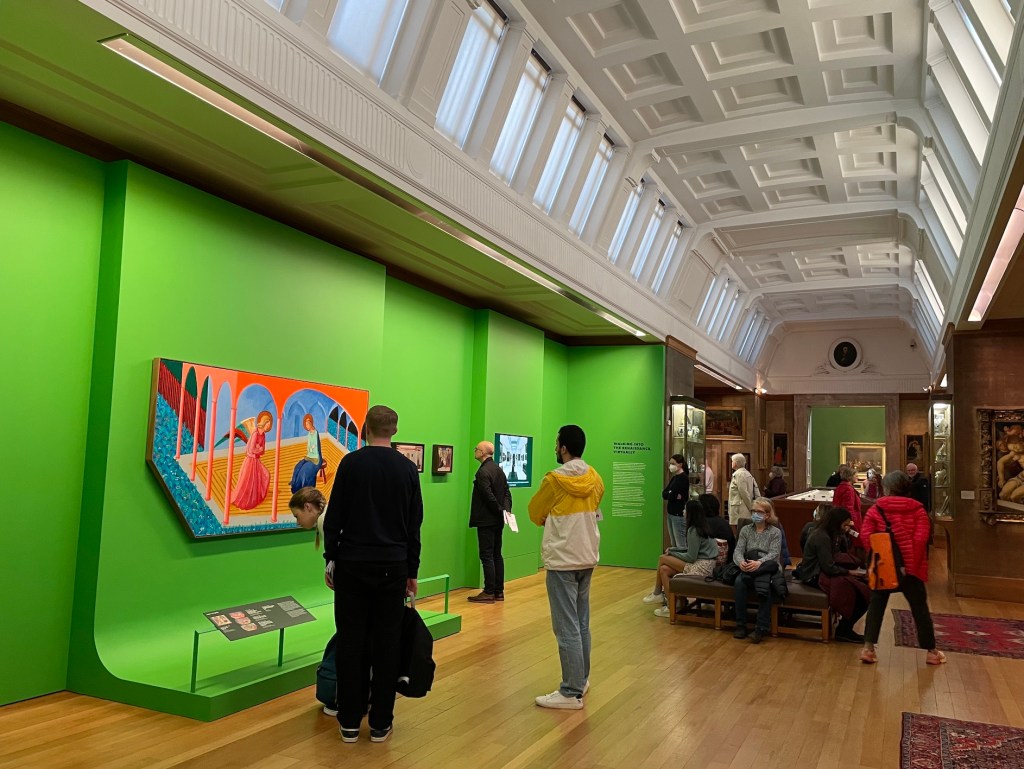 ホックニー展示風景