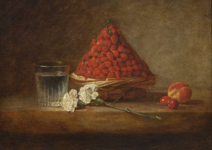 ジャン・シメオン・シャルダン ≪Le Panier de fraises des bois≫ (1761)