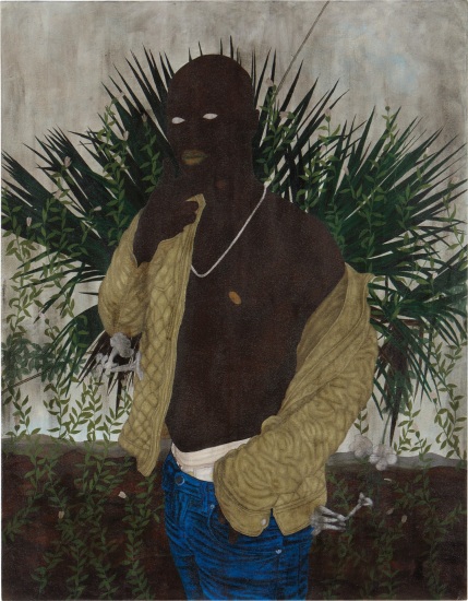 Cinga Samson《Two piece 1》(2018) 2021年6月のフィリップス・ニューヨークで、予想落札価格の10倍以上となる37.8万ドル(約4,914万円)で落札された。
出典:https://www.phillips.com/