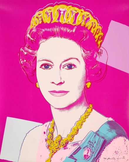Andy Warhol《Queen Elizabeth II of the United Kingdom, from Reigning Queens (F. & S. 336)》（1985）
